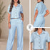 P74674 CONJUNTO POLIESTER AZUL