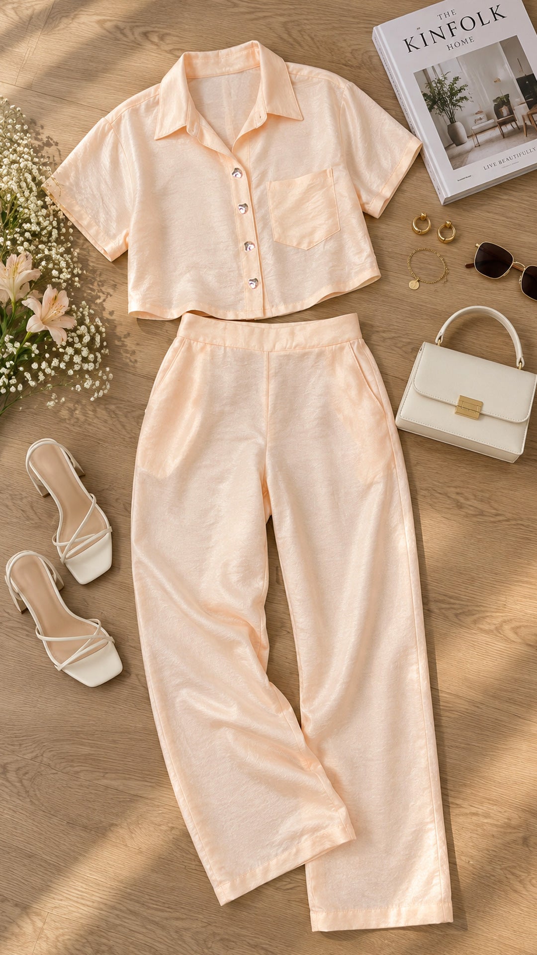 P74674 CONJUNTO POLIESTER MANDARINA