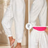 P74680 PANTALON LINO POLIESTER MARFIL