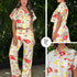 P74684 CONJUNTO DUBAI ESTAMPADO AMARILLO