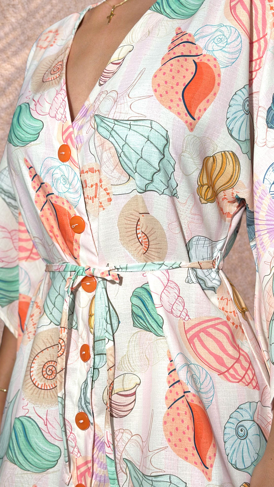 P74686 VESTIDO LINO PASTEL
