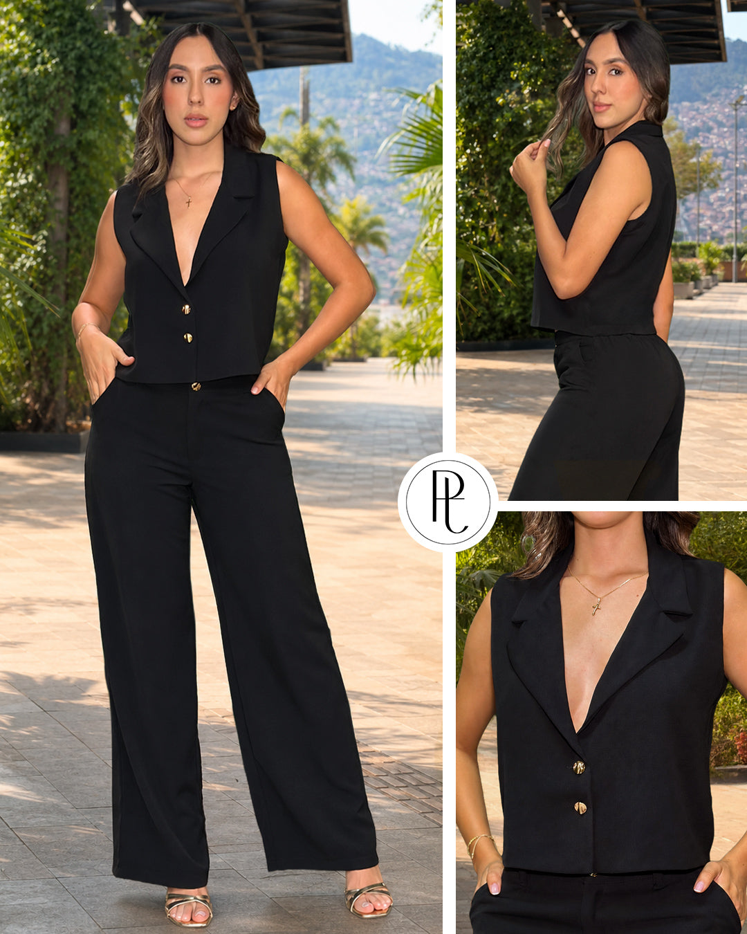 P74687 CONJUNTO KALIMERA NEGRO