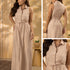 P74699 VESTIDO PLANO CAMEL