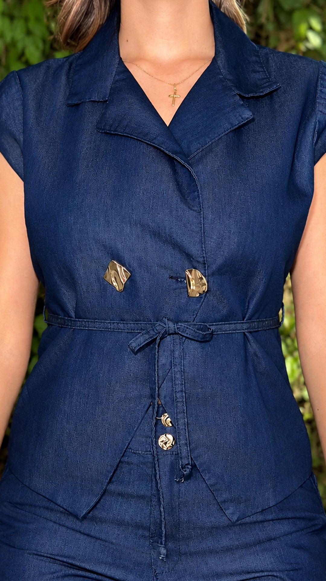 P74707 CONJUNTO CHAMBRAY AZUL