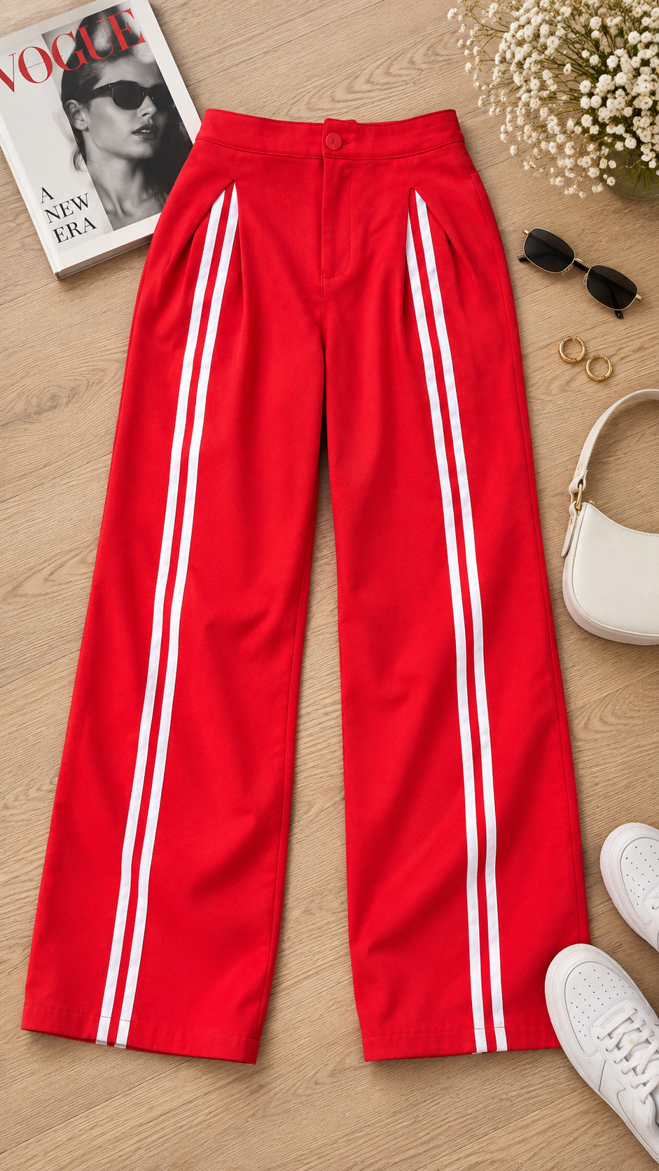 P74714 PANTALON BURDA ROJO