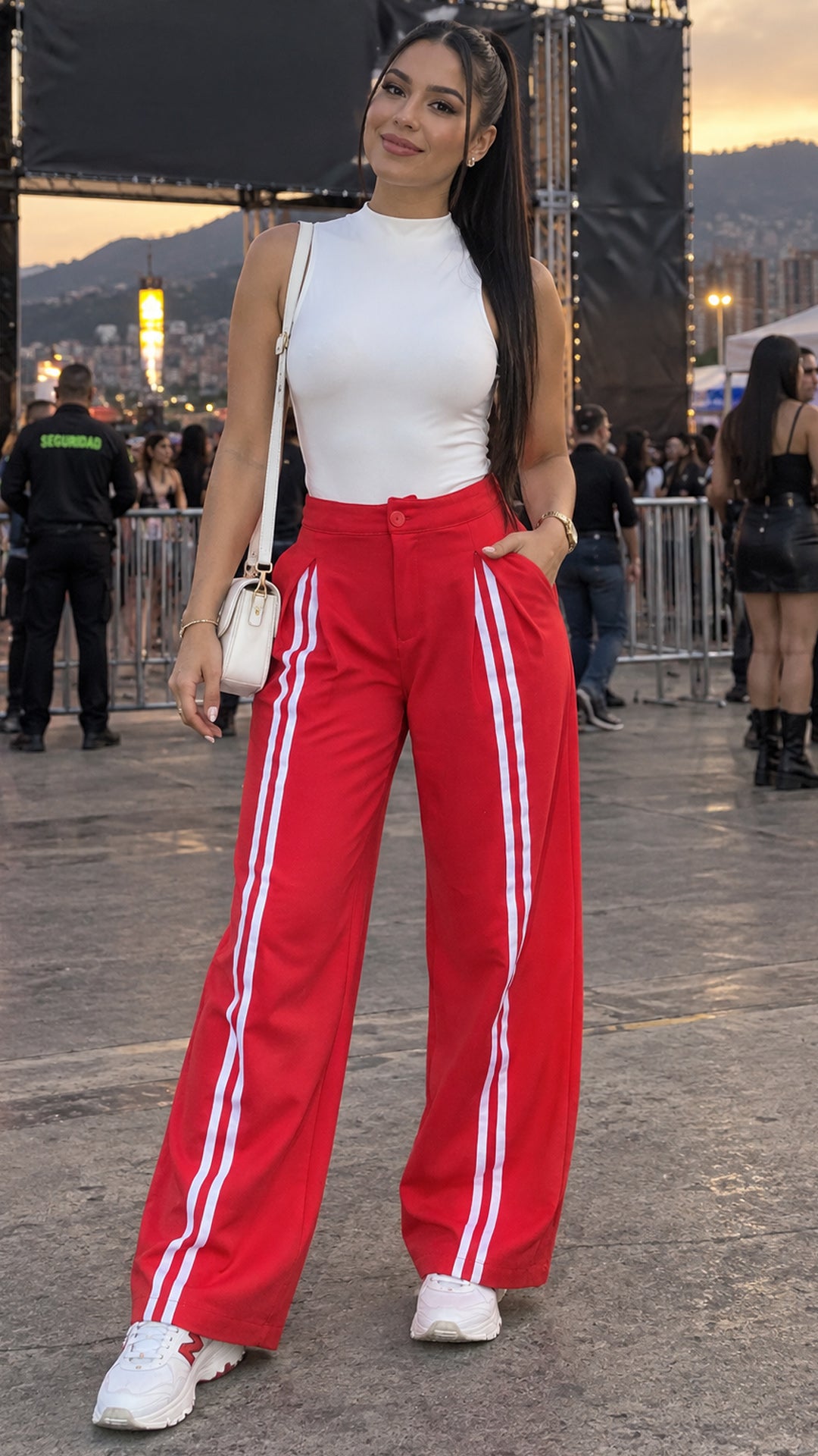 P74714 PANTALON BURDA ROJO