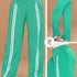 P74714 PANTALON BURDA VERDE