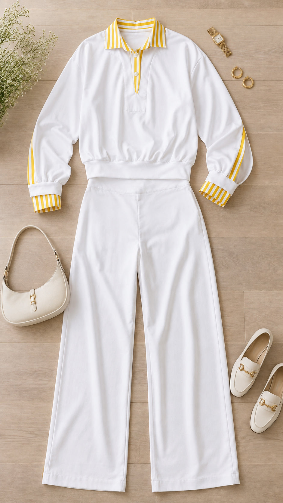 P74724 CONJUNTO DEPORTIVO BURDA AMARILLO
