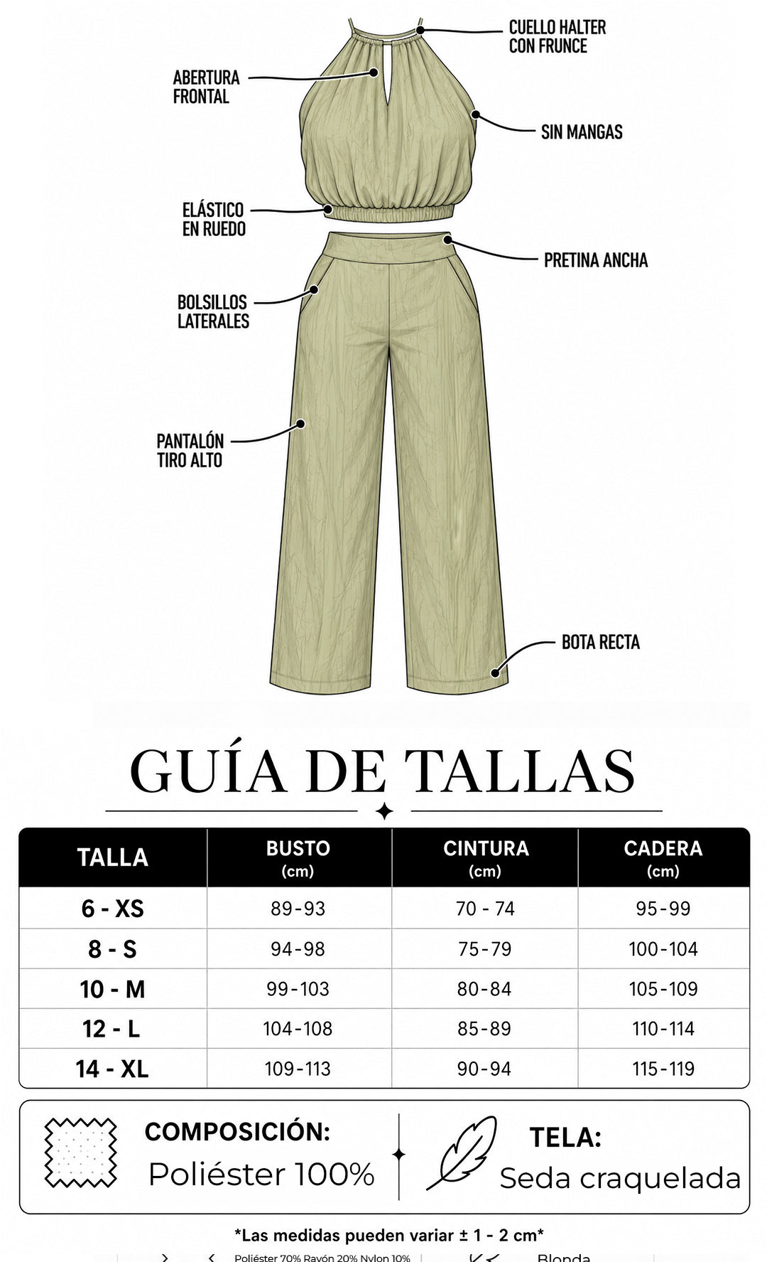 P74764 CONJUNTO SEDA GRABADA VERDE