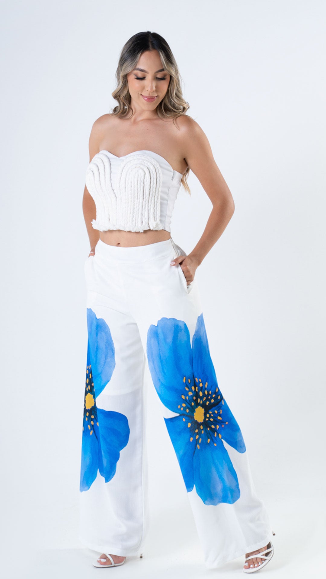 P74426 PANTALÓN LINO MARFIL