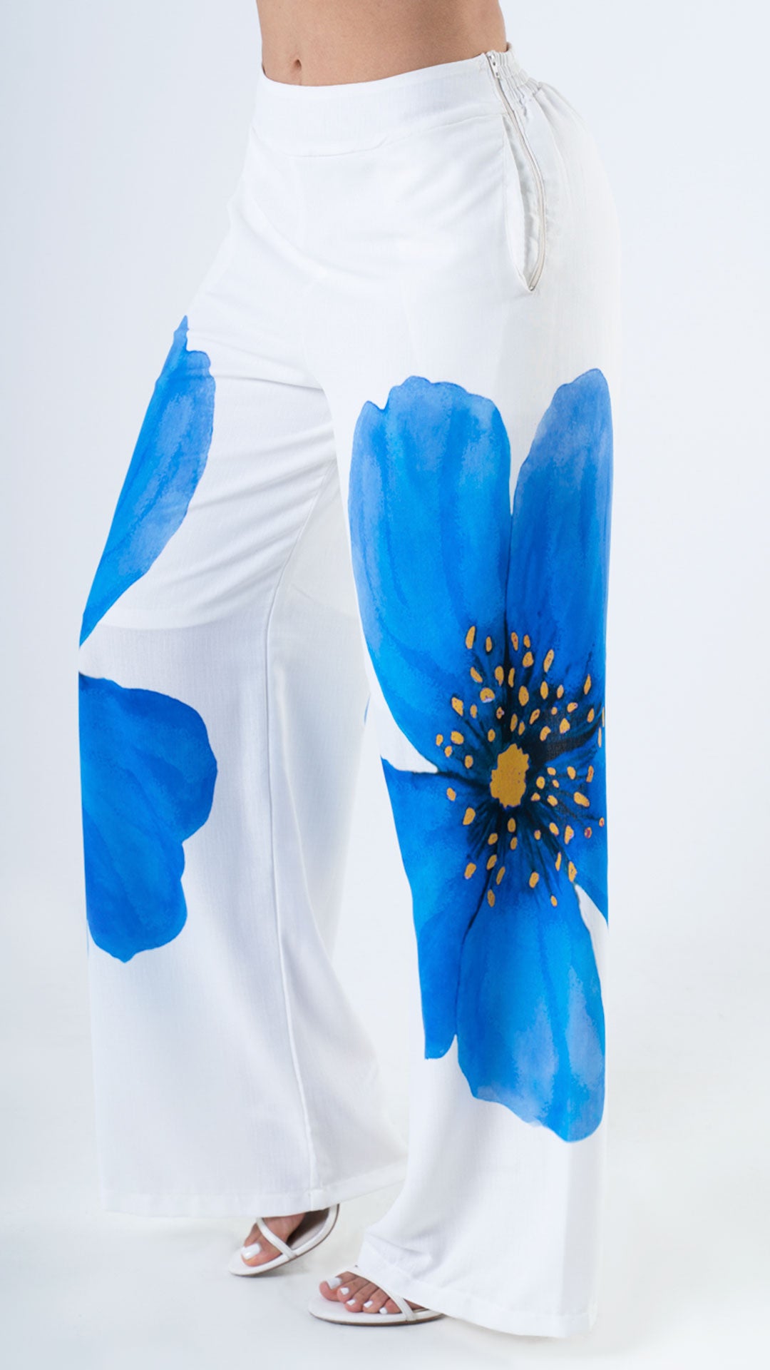 P74426 PANTALÓN LINO MARFIL