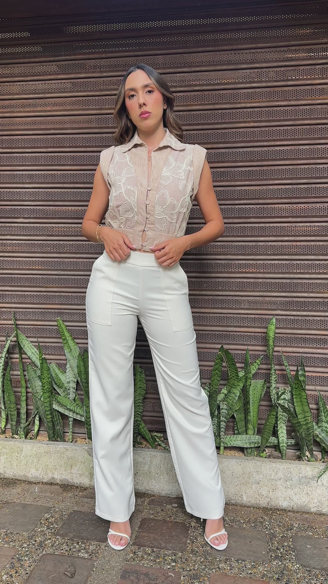 P74577 CONJUNTO CHALIS CAMEL