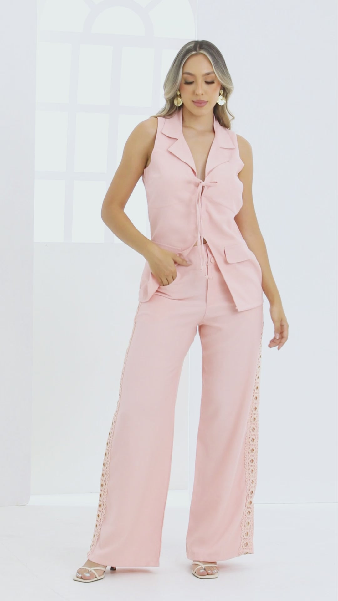 P74498 CONJUNTO FLOW PALO DE ROSA