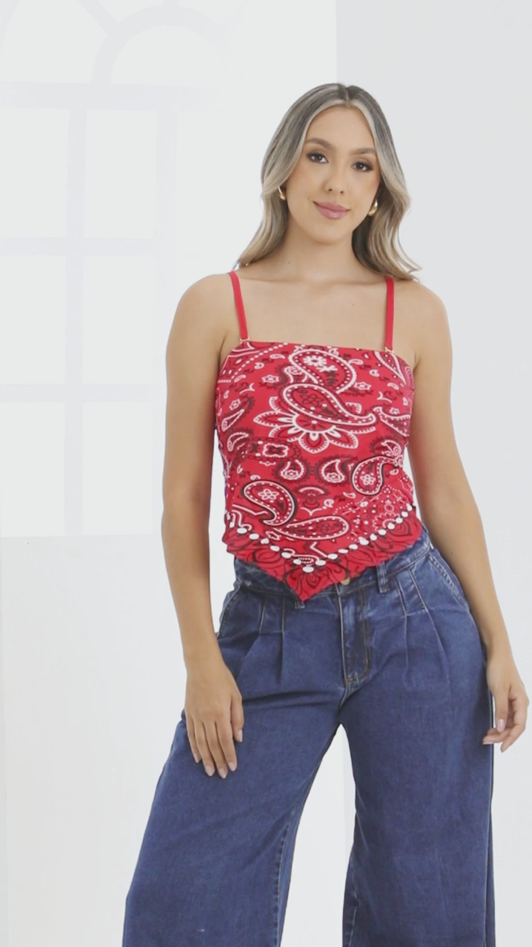 P3948 BLUSA AGATHA ROJO