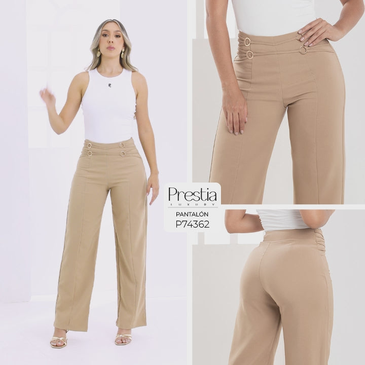 P74362 PANTALÓN NOCHE DE VIENA CAMEL