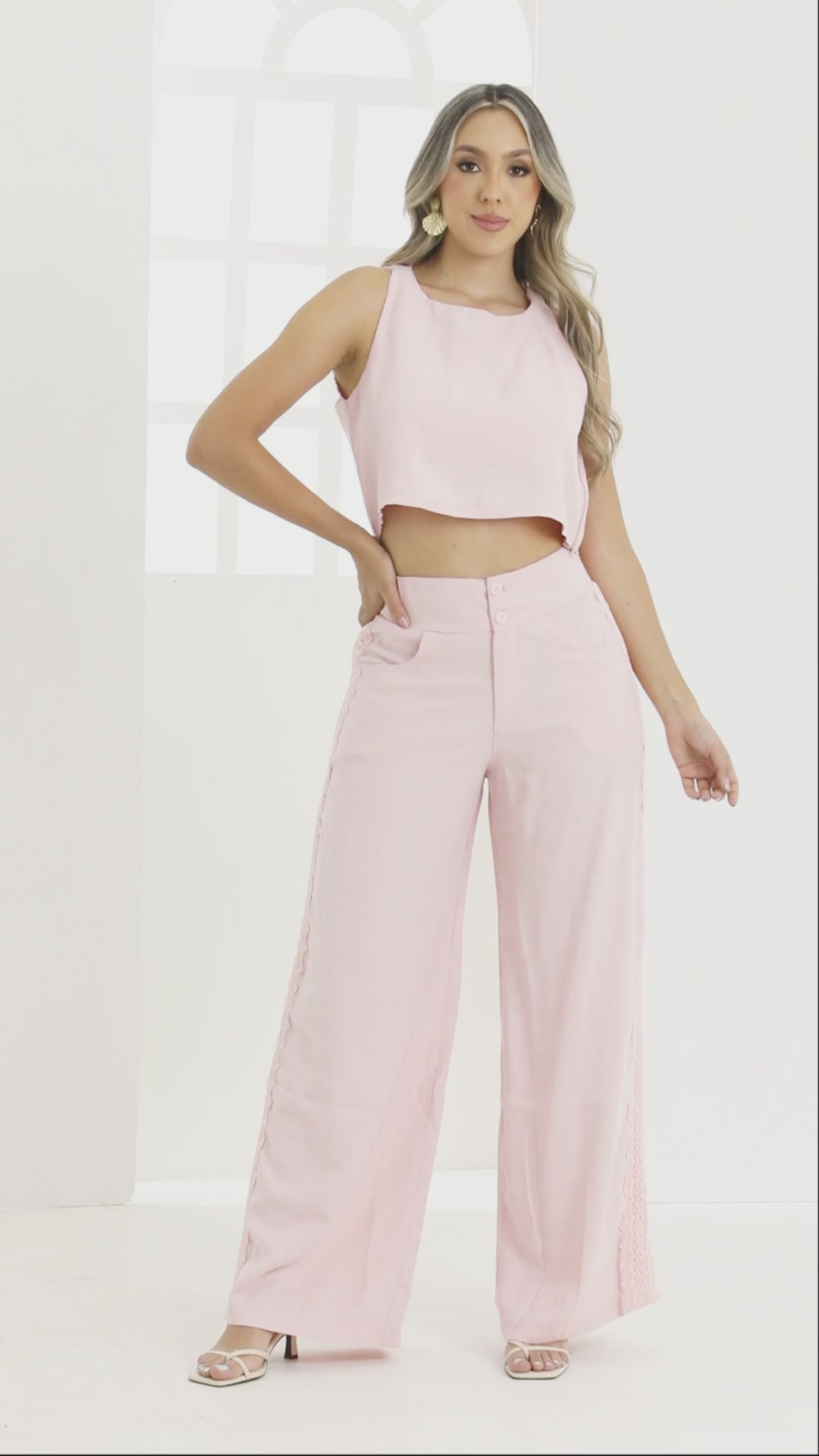 P74523 CONJUNTO FLOW PALO DE ROSA