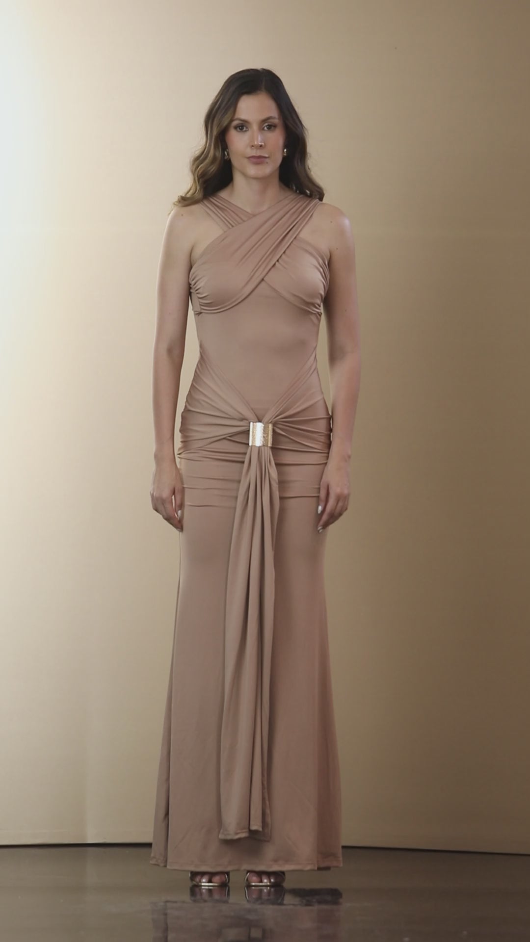 P74531 VESTIDO JABON MOKA