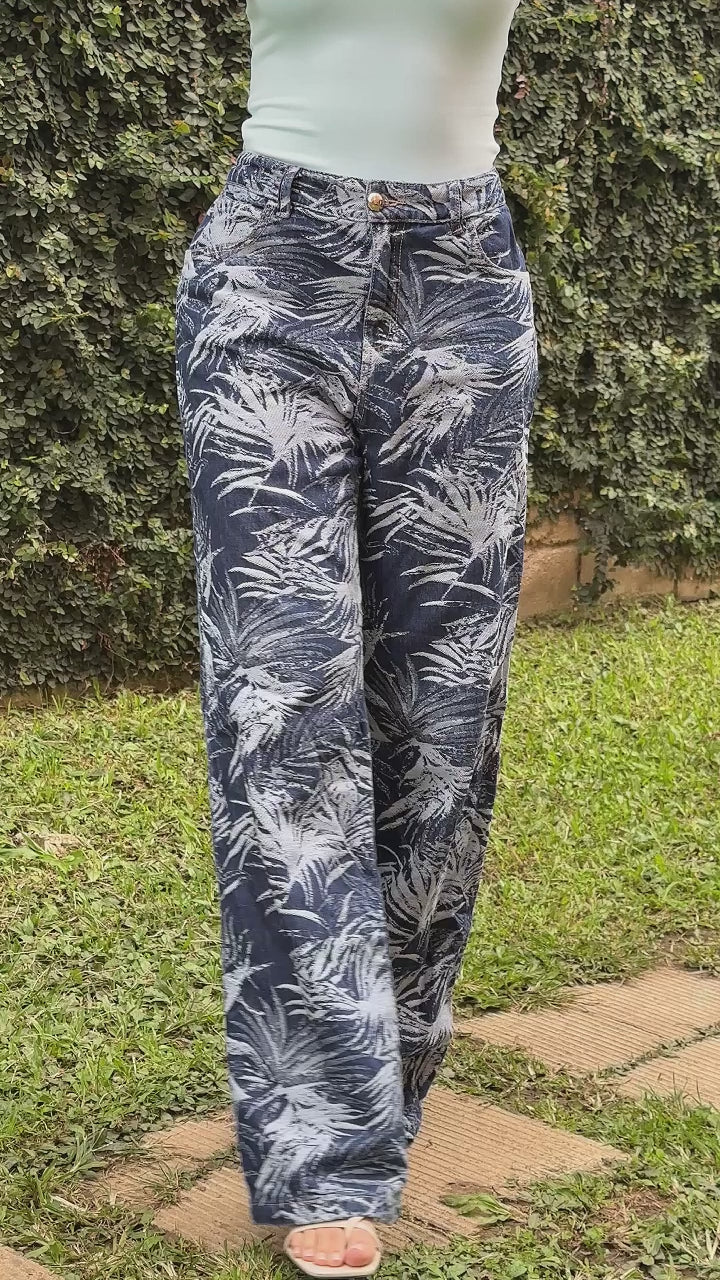 P74415 PANTALÓN INDIGO AZUL