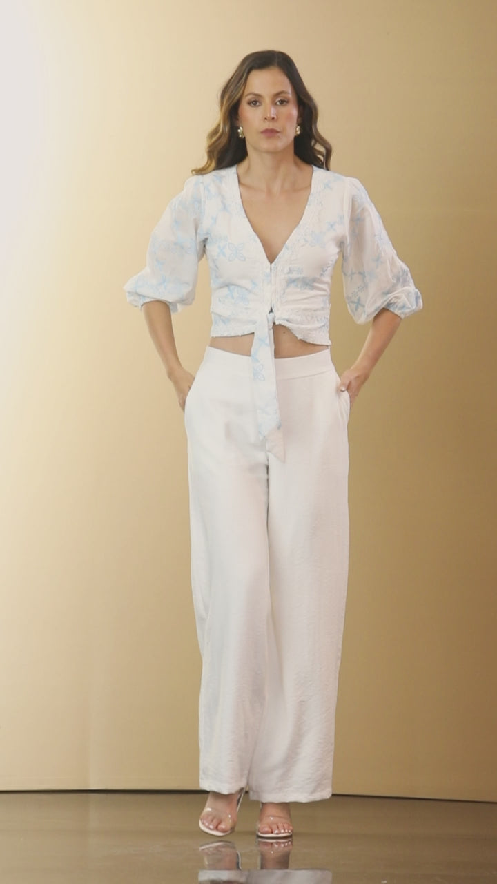 P74552 CONJUNTO OPAL BORDADO MARFIL