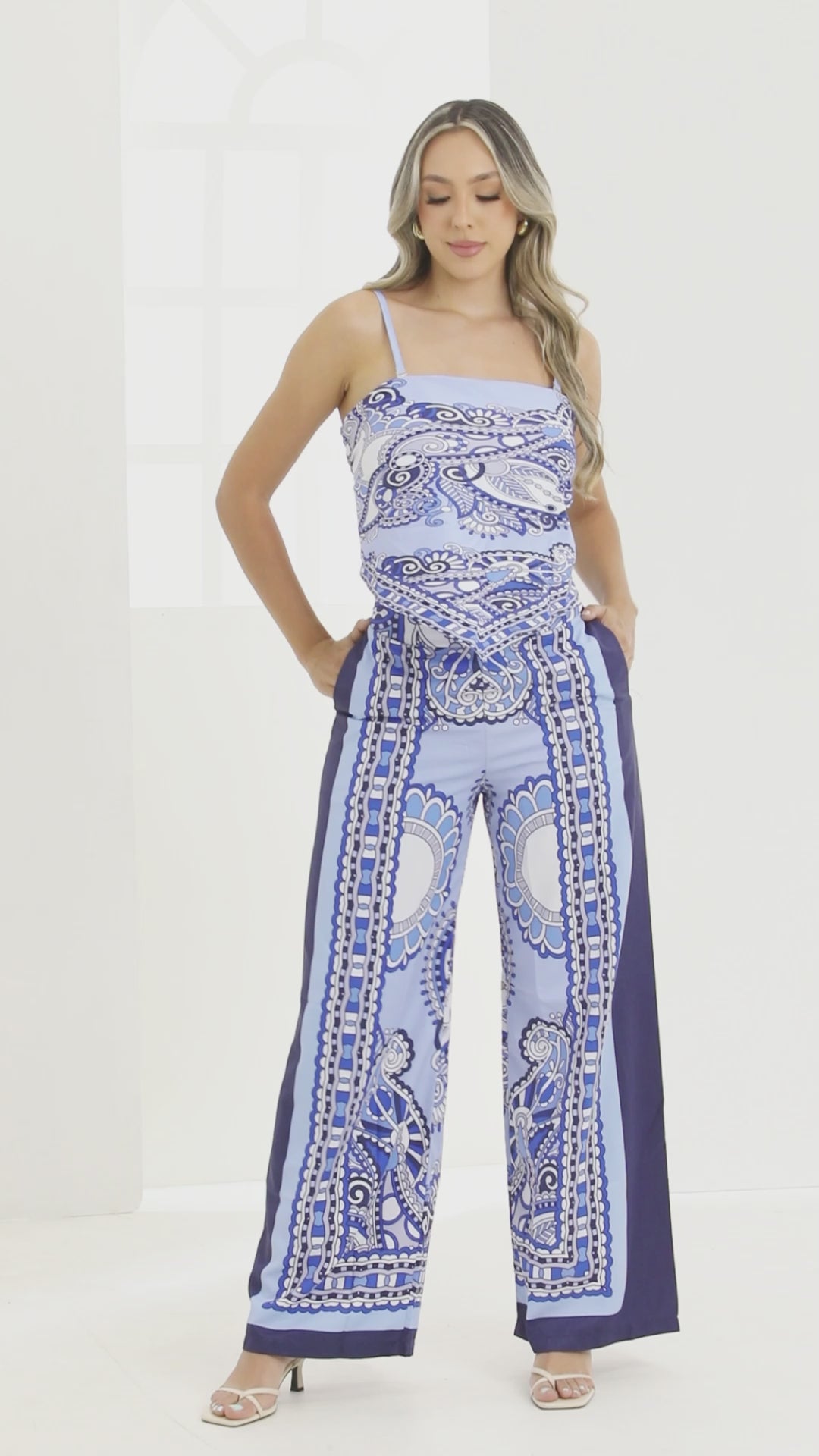 P74369 PANTALÓN AGATHA AZUL