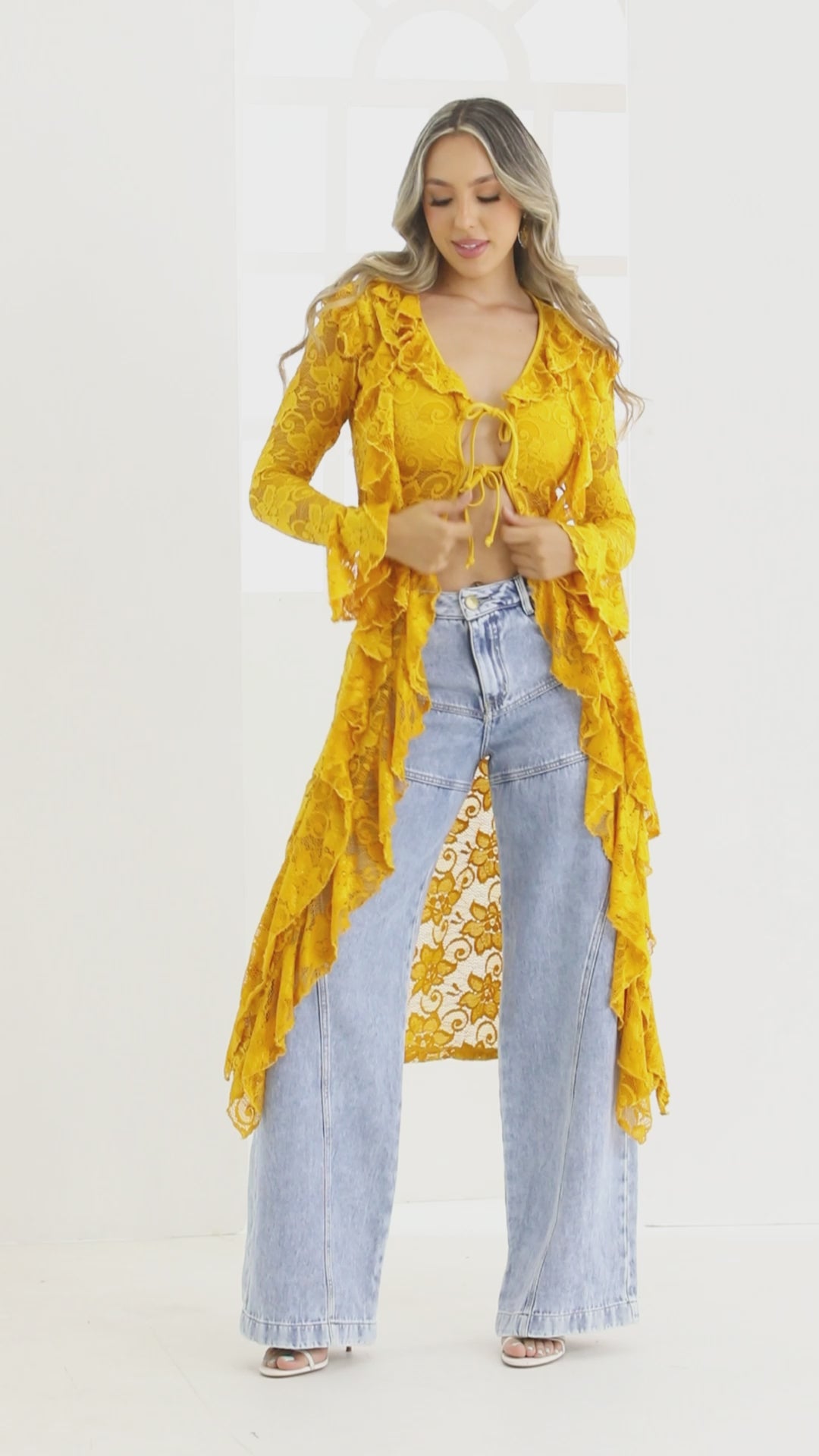 P74462 BLUSON BLONDA MOSTAZA