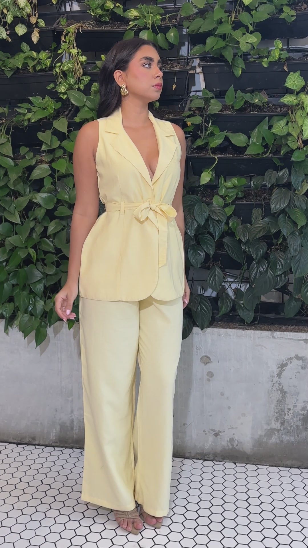 P74607 CONJUNTO FLOW AMARILLO